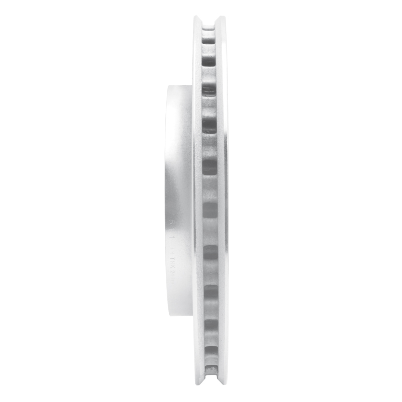 Cadillac SRX Brake Rotor (1) - Rear Right - R1 Concepts - Drilled & Slotted - Silver - `04-`09